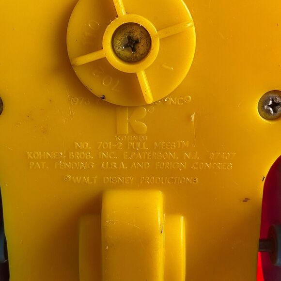 Kohner Walt Disney Productions Mickey Mouse in Car Pull Along - Picture 10 of 10